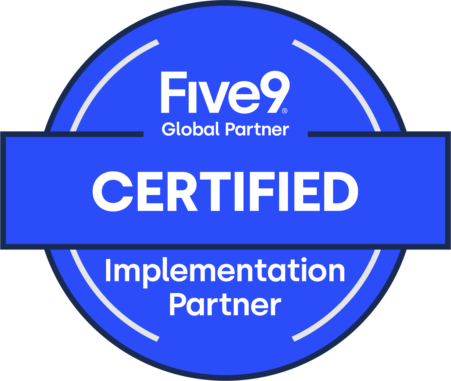 Five9 Global Partner Certified Implementation Partner badge